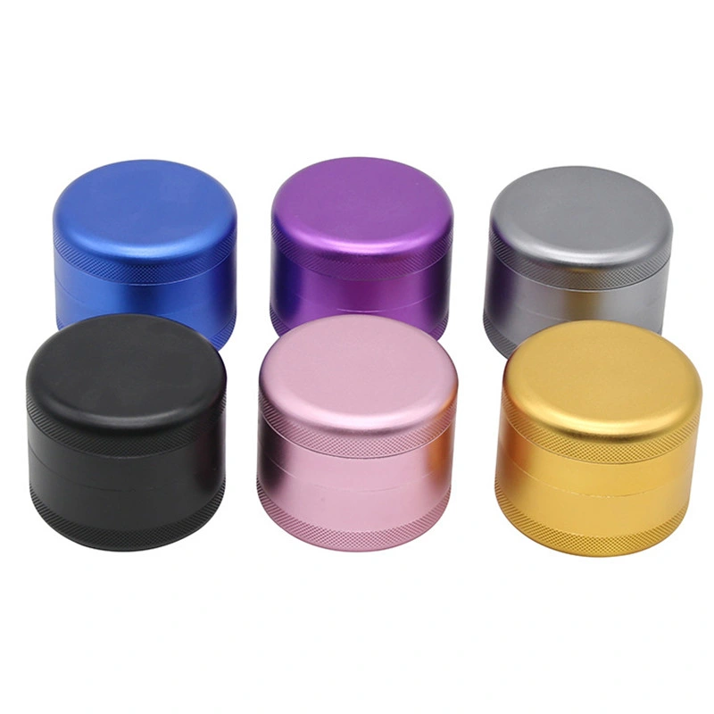 Ceramic Coating Grinder Smoking Accessories Non-Stick 4 Parts Dry Herb Grinders Metal Crushers Multi Colors Somking Grinder