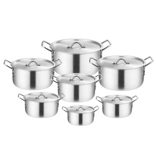 Горячая продажа 7 шт. алюминиевый набор посуды для супа